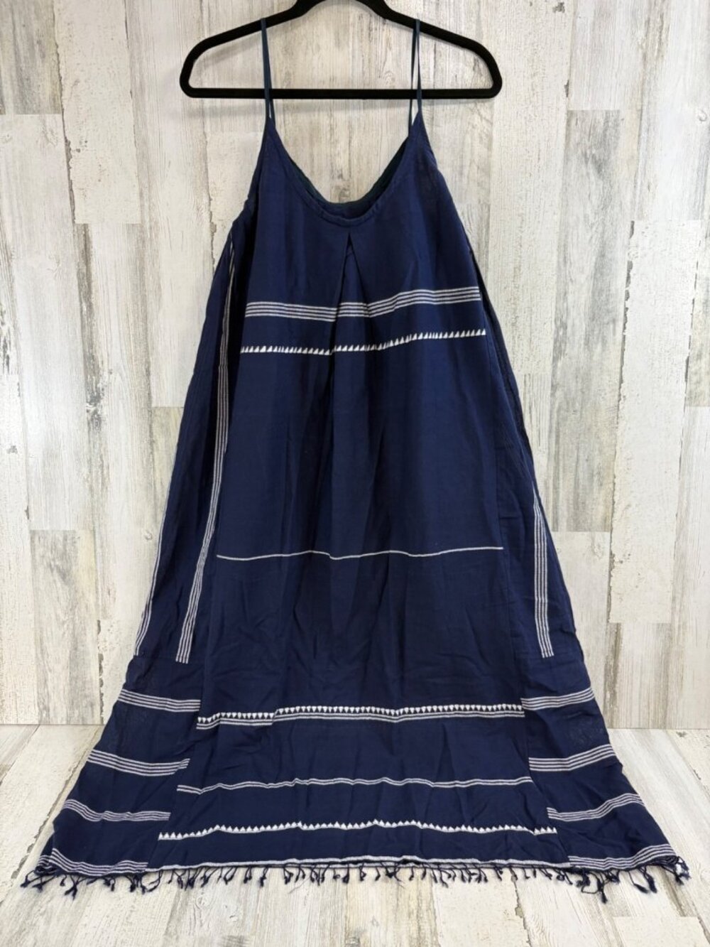 LEMLEM Nia Sz S Nunu Navy Midi Slip Dress NWT - Picture 2 of 15